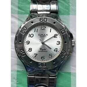 Omax Silver Tone Men’s Quartz Watch